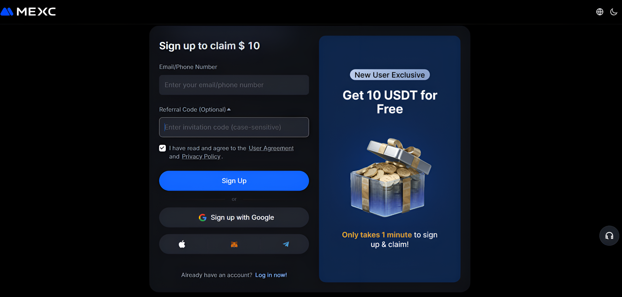 Step 2: Register and Verify Your Exchange Account