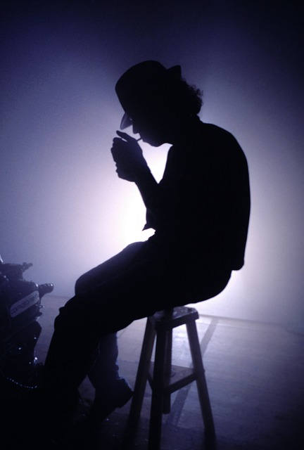 smoking, hat, silhouette