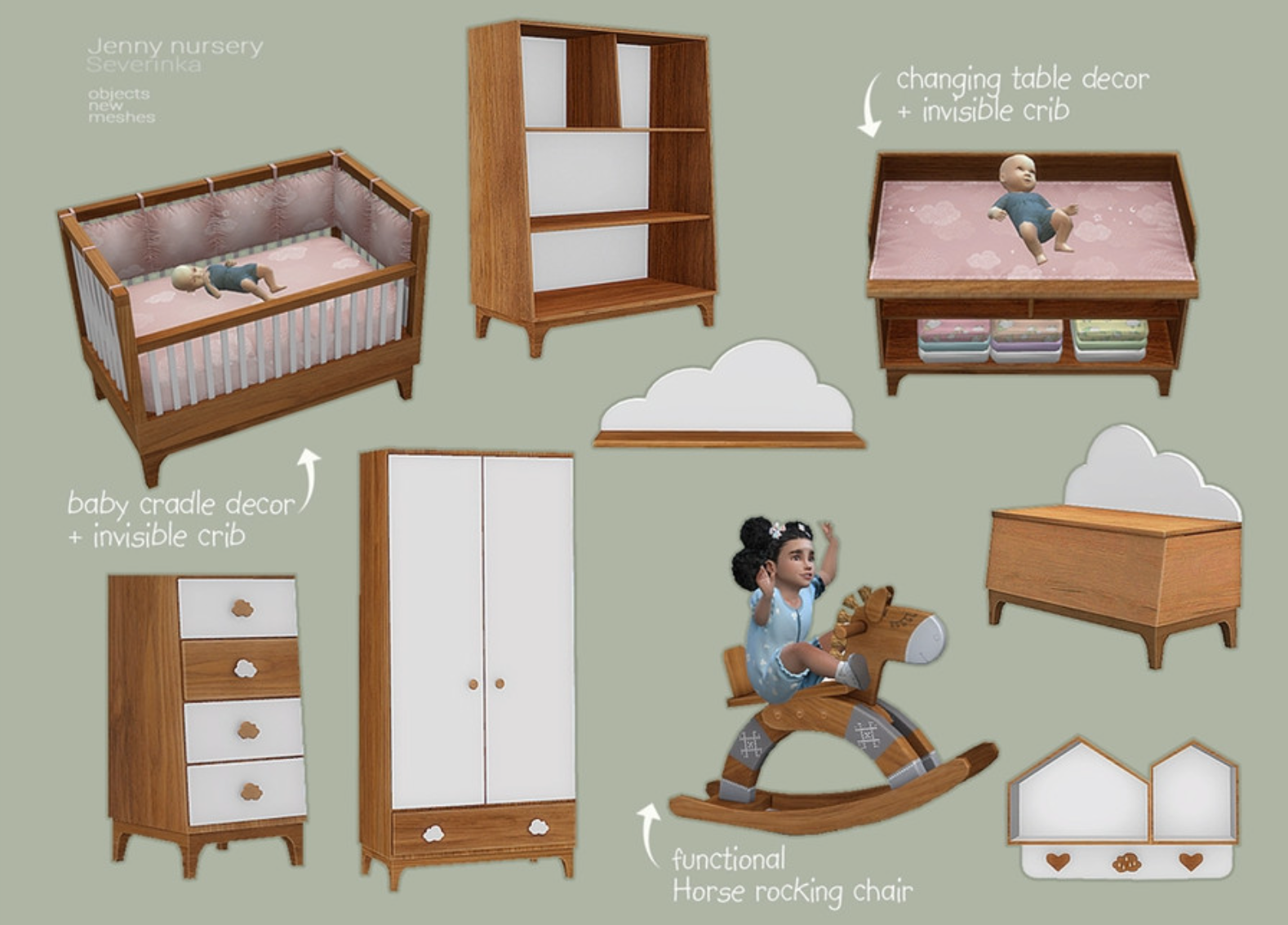 16+ Super Cute Sims 4 Nursery CC For The Perfect Baby Room - Must Have Mods