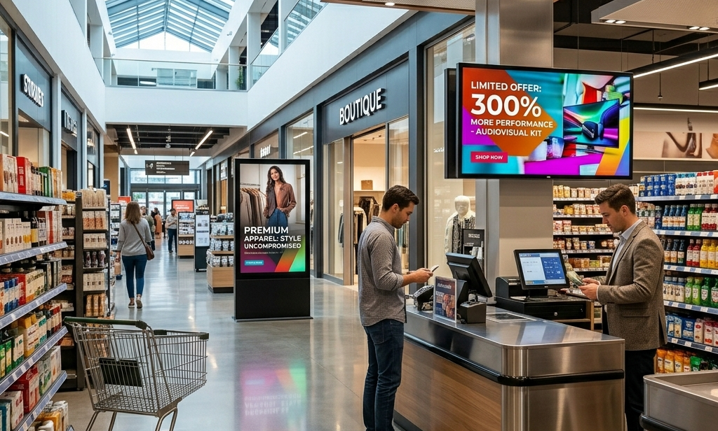 What is DOOH Digital Signage? 19 retail and mall screens