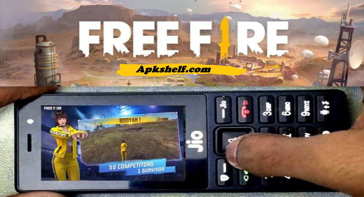 Screenshot of Free Fire Game on Jio Phone
