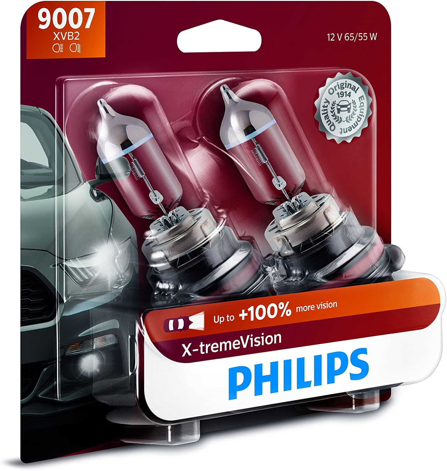 Philips 9007 X-treme Vision Upgrade Headlight Bulb
