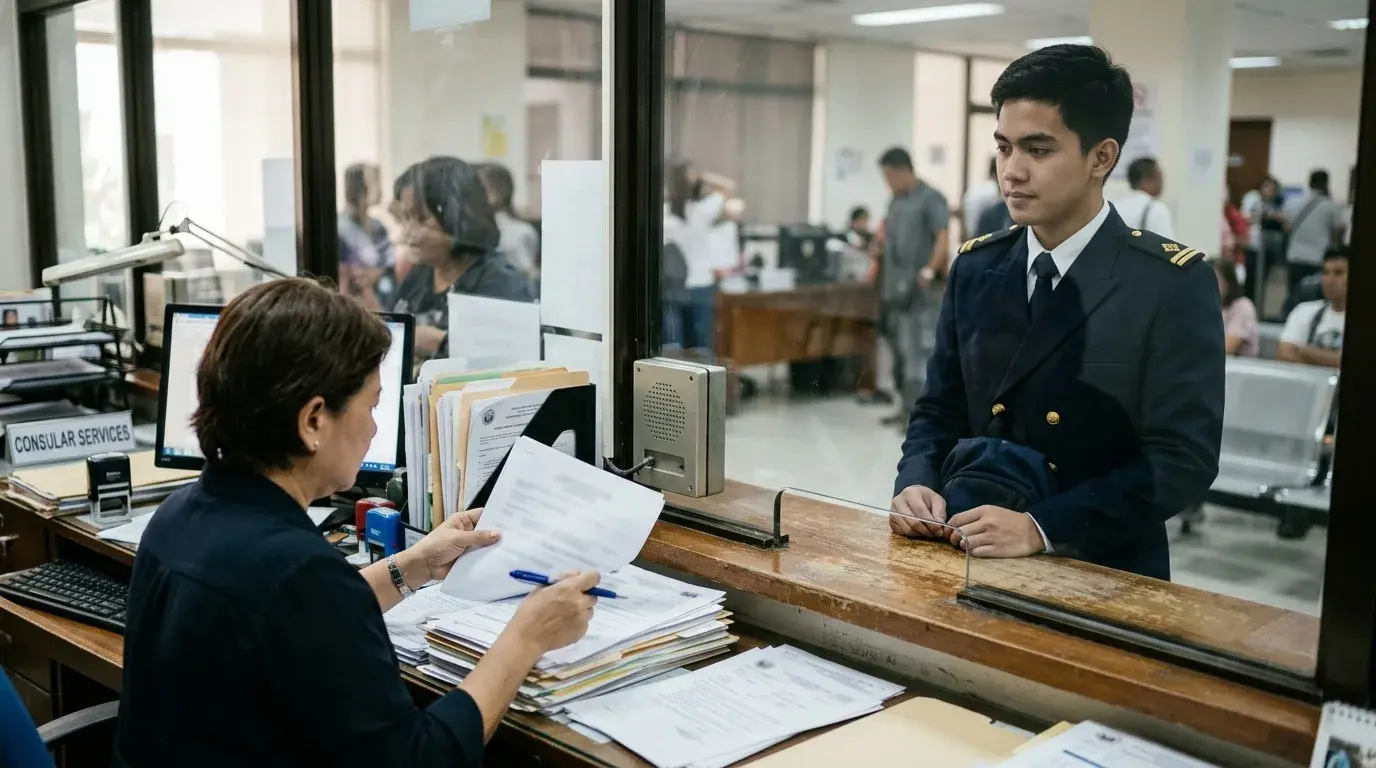 Why a Seafarer's Flight Reservation Gets Read Differently at the Visa Desk