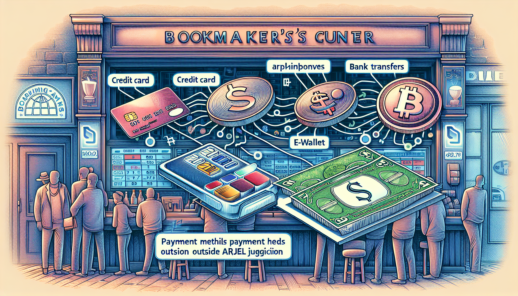 Diverses méthodes de paiement chez les bookmakers hors ARJEL