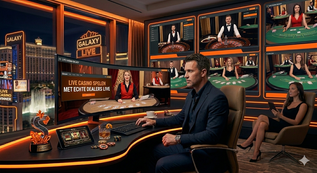 Speler die live casino spellen speelt bij online goksites in Nederland, met echte dealers en live tafels op legale Nederlandse goksites voor veilig online gokken.