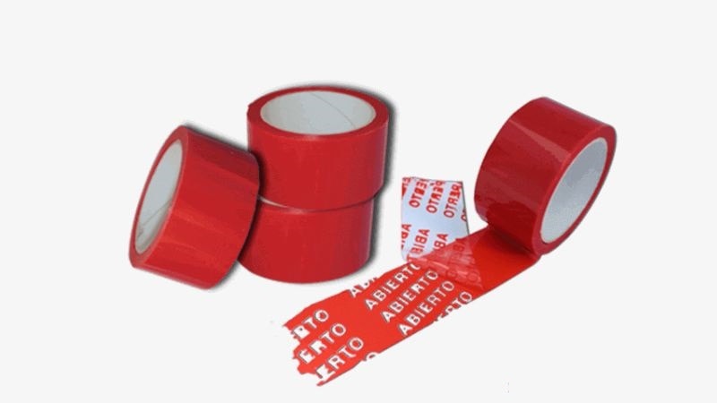 Red Tamper Evidence Tape