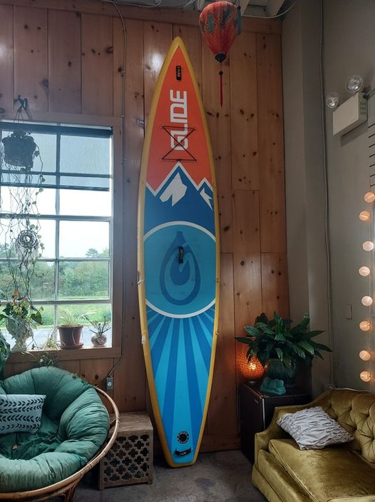 inflatable stand up paddle board's shape when you have the board inflated