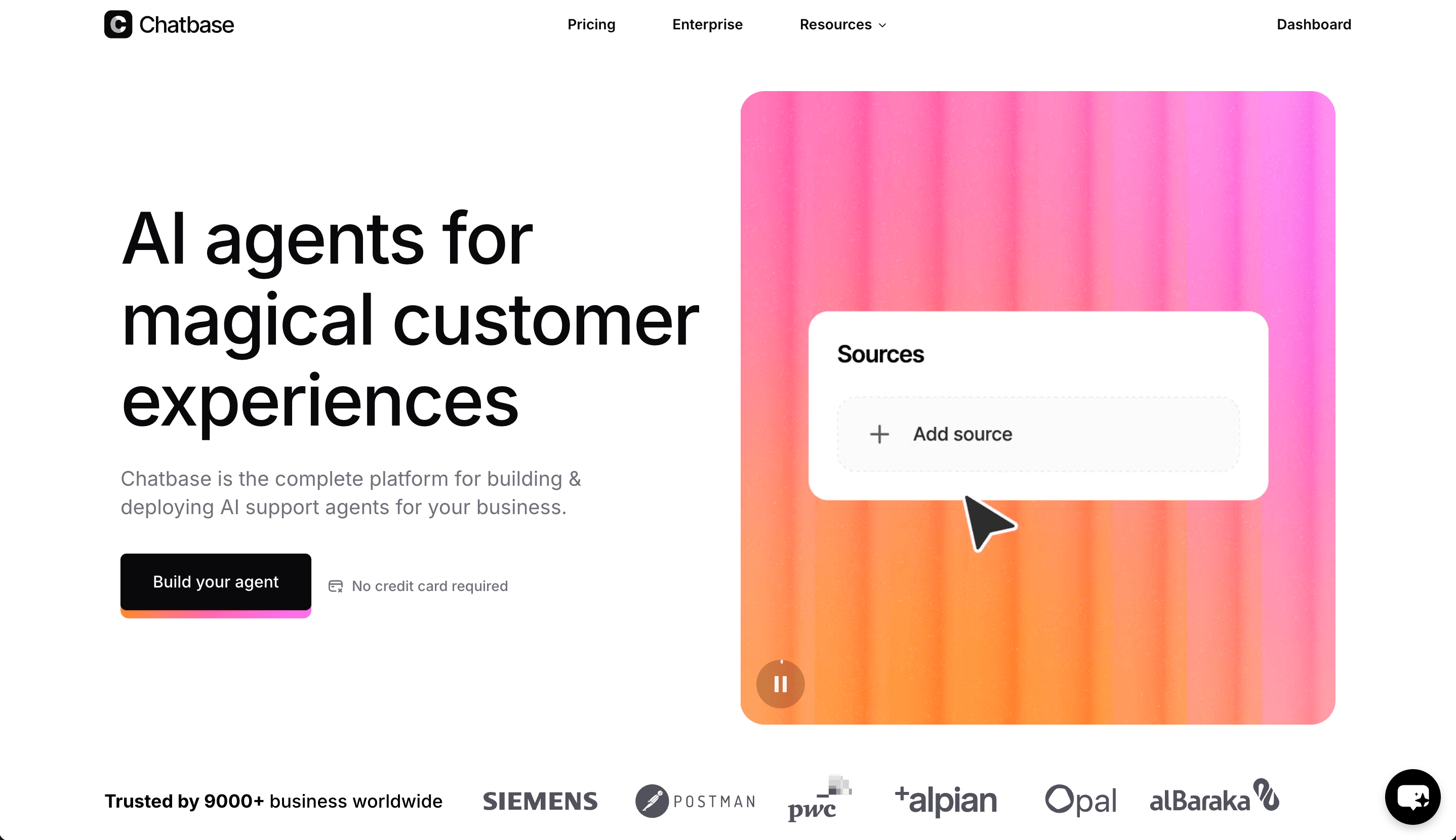 Chatbase is an AI agent builer for customer support.