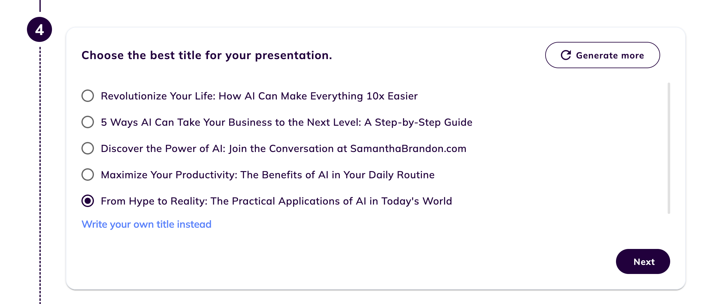 best presentation ai app