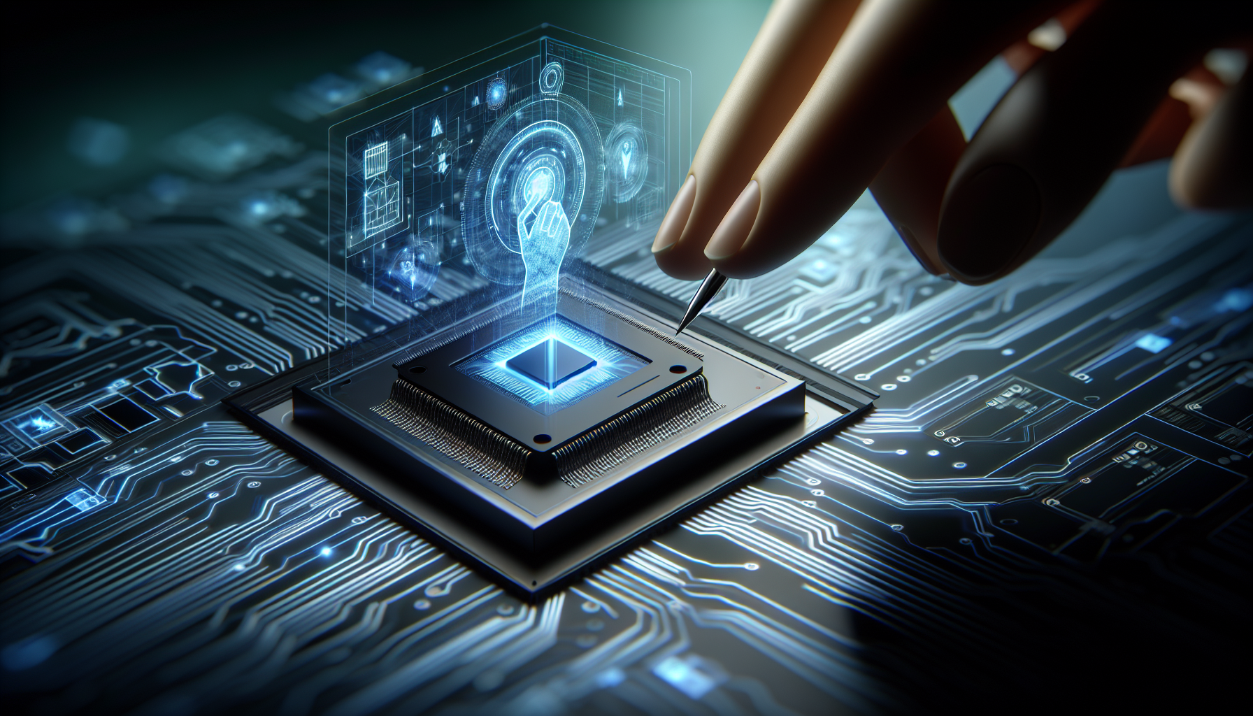 Illustration of implementing security ICs in devices