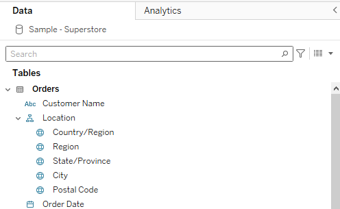 Importing location data for map