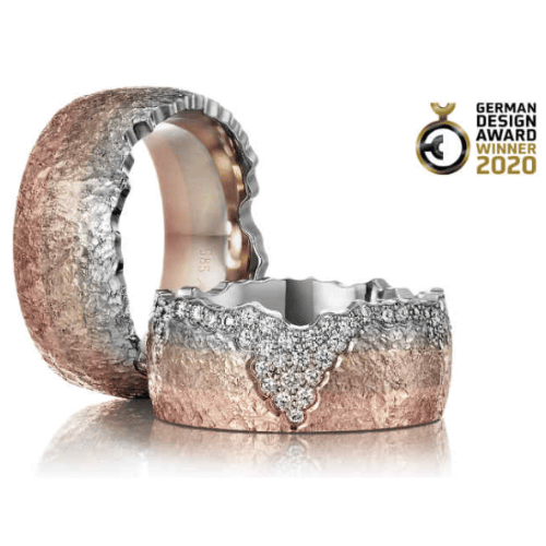 Vestuviniai žiedai Gerstner su 98 briliantais – prabangus pasirinkimas poroms - fashiongold.lt