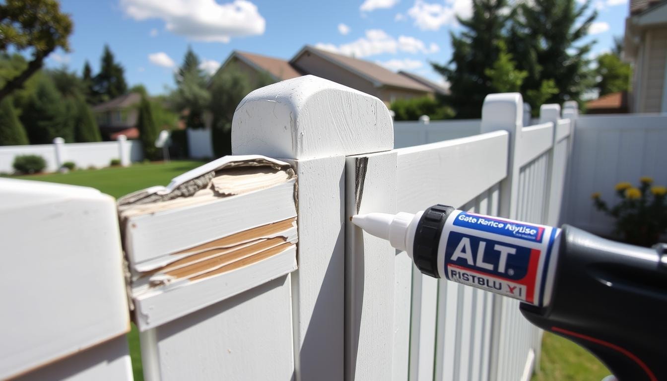 vinyl fence repair