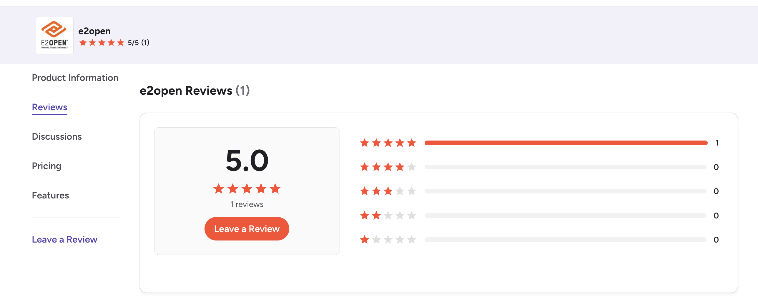 e2open review on g2