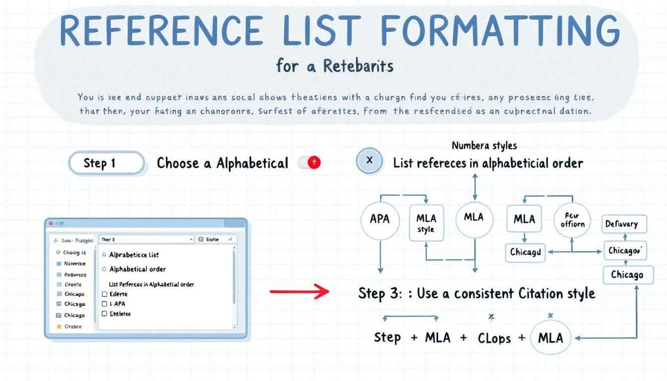 An example of a well-formatted reference list.