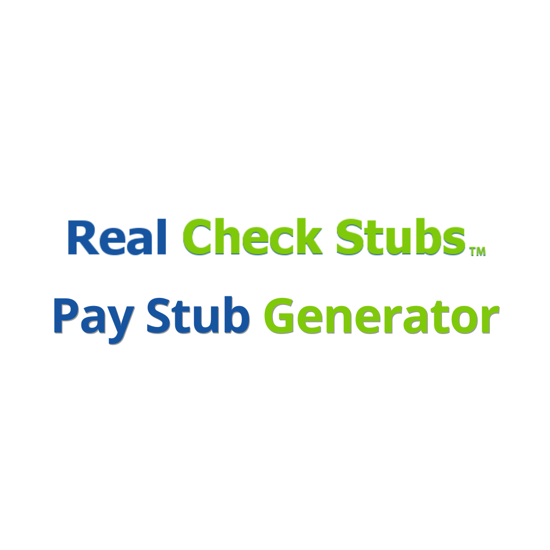 Individuals and businesses trust each check stub template with our company logo