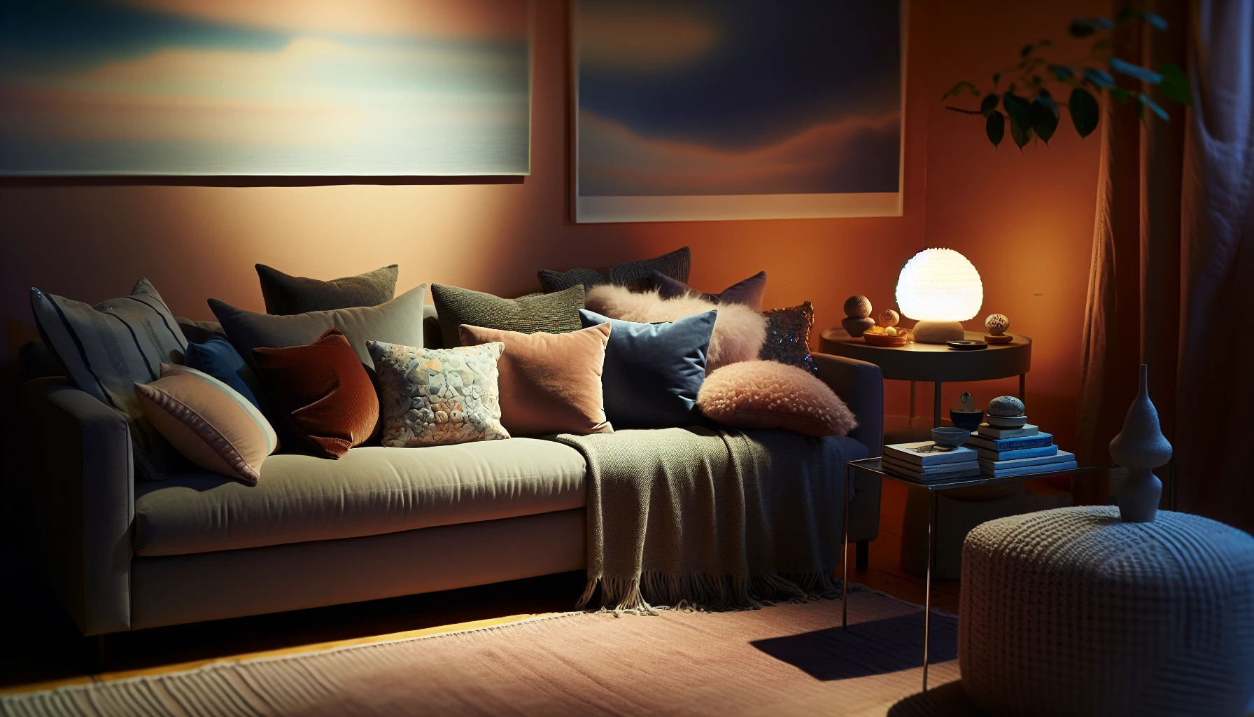 Comfortable and distraction-free environment for psilocybin journey
