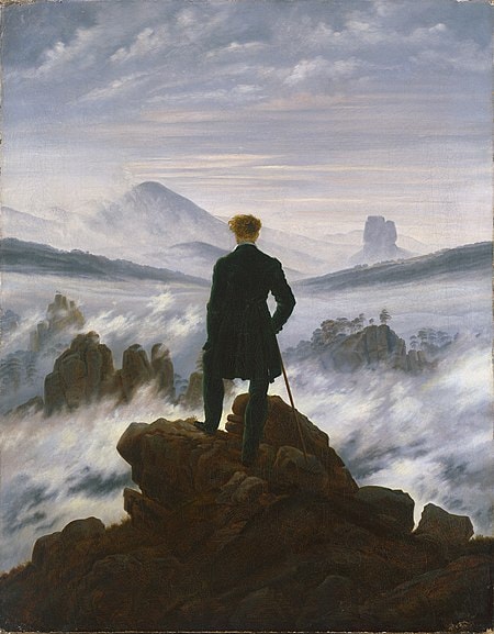 Wanderer Above the Sea of Fog – Caspar David Friedrich