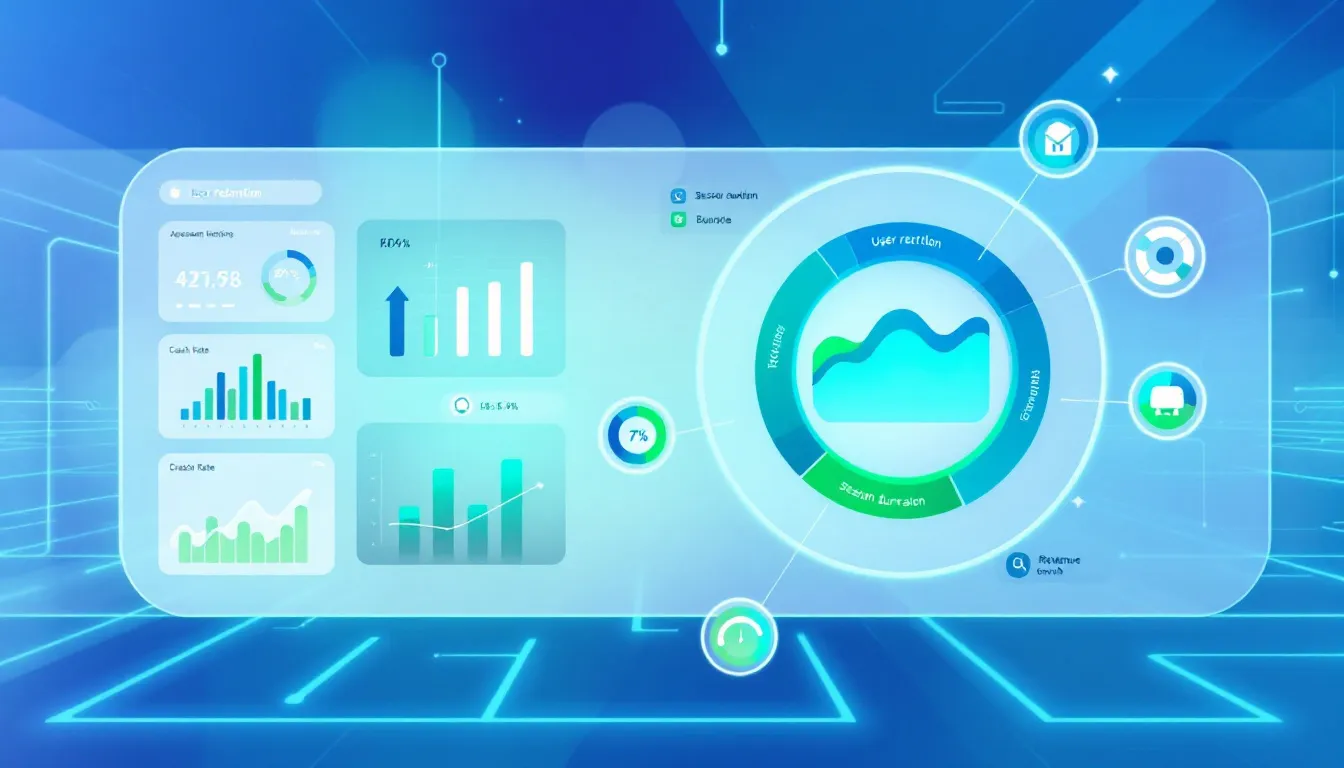 A diagram illustrating key metrics for app performance measurement.