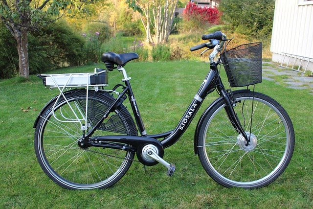 An electric bike with frames.