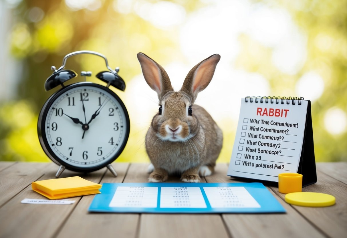 Time Commitment, pet bunny