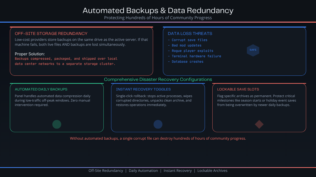 Automated Backups & Data Redundancy