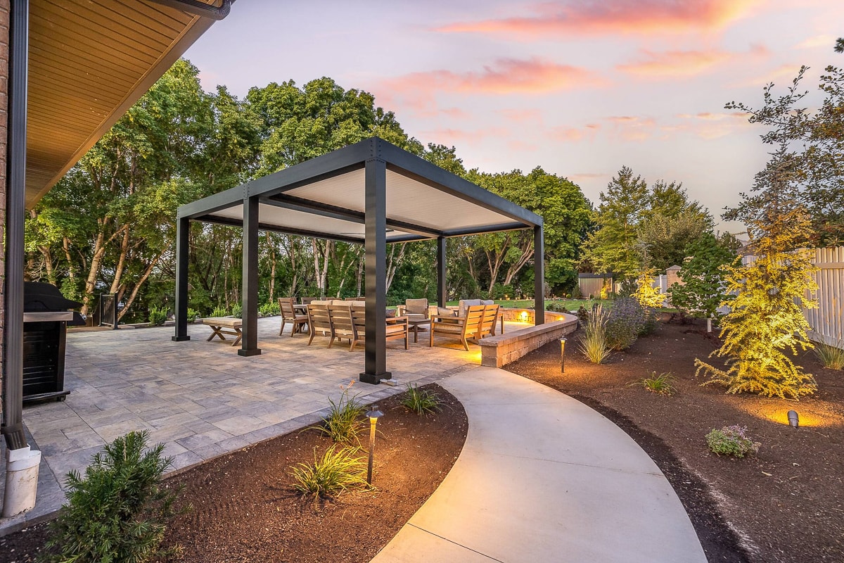 Adding a pergola can increase your property value and offer a wonderful curb appeal.