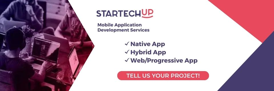 Startechup mobile application development services tell us your project