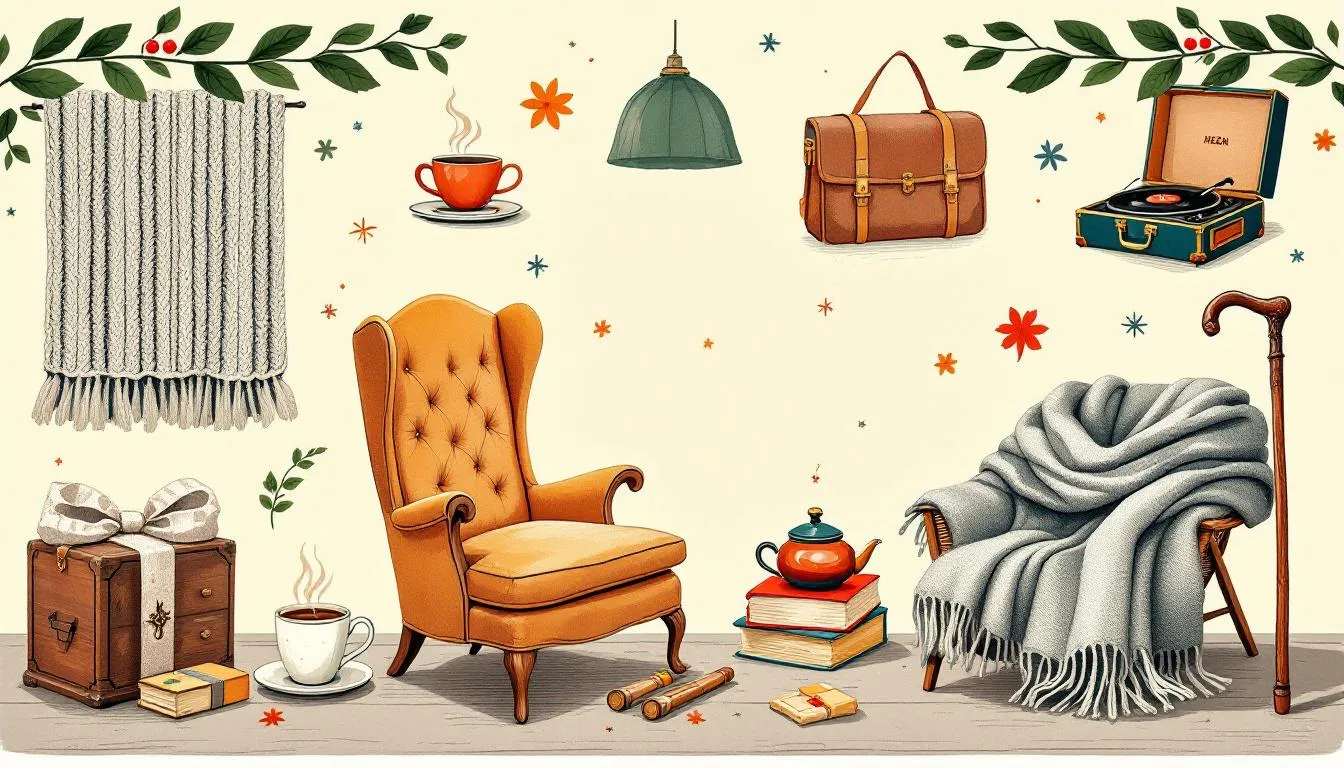 Comfort and relaxation gifts for older men.