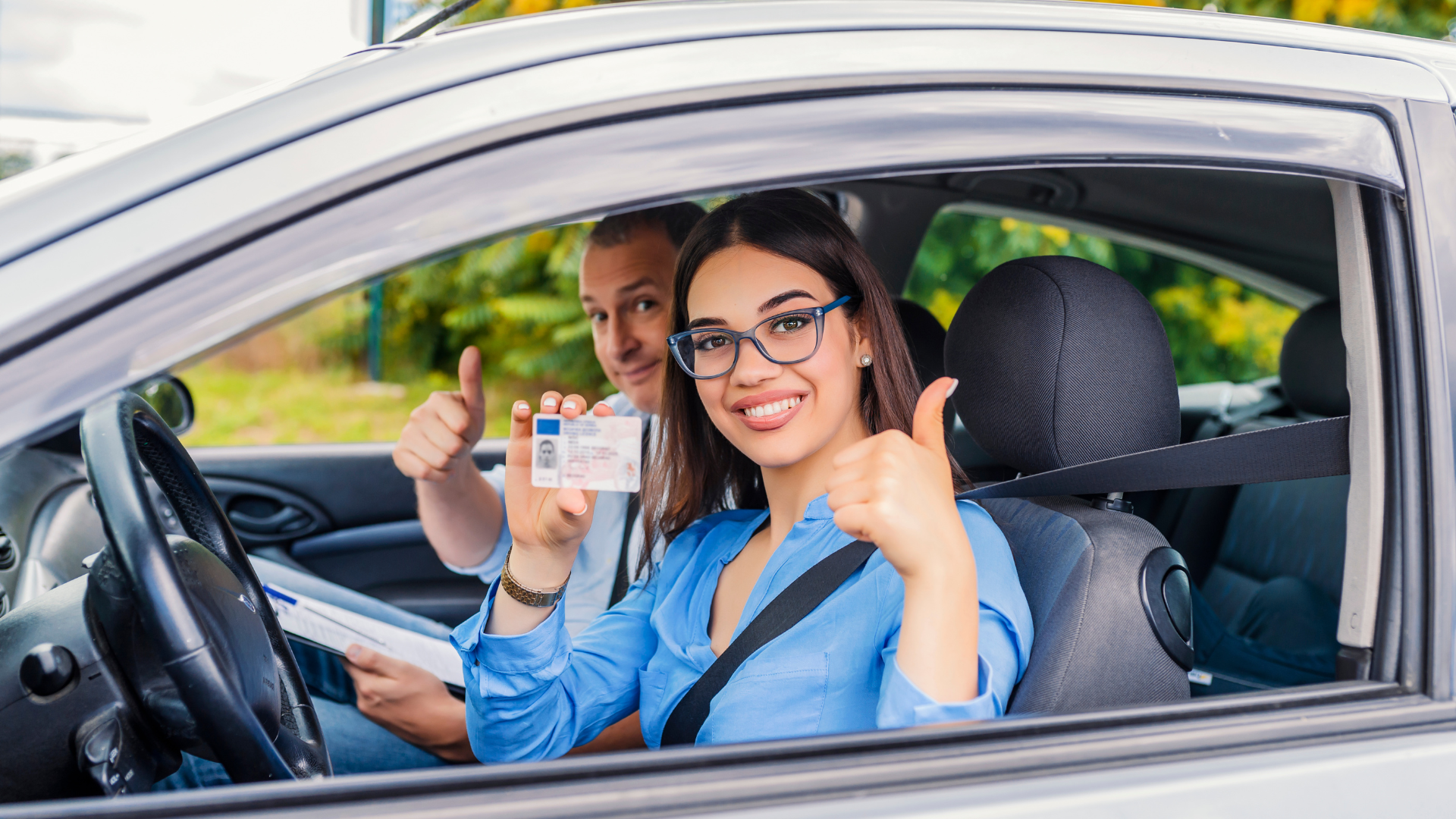 driver with their driving license