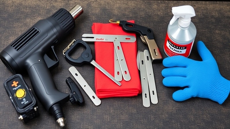 Tools and Materials for Headlight repair