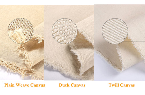 Plain Weave Canvas VS Duck Canvas VS Twill Canvas