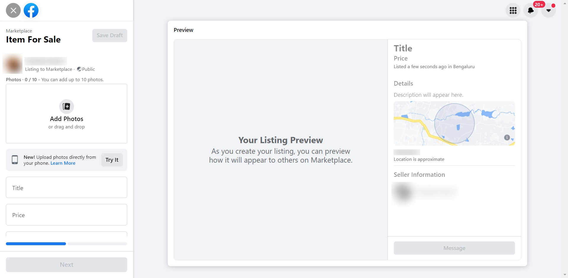Enter your product name and other details