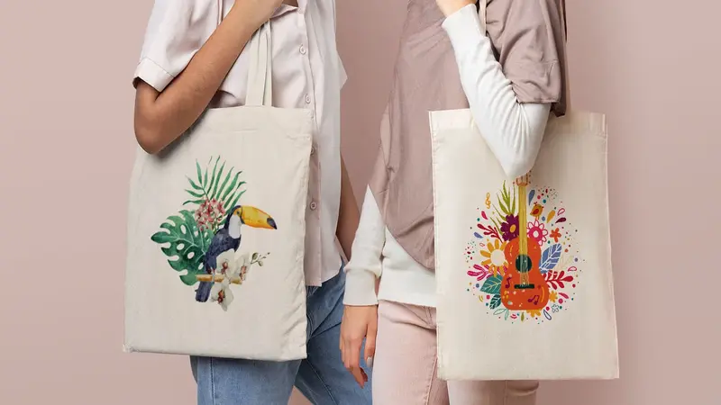 printing on canvas tote