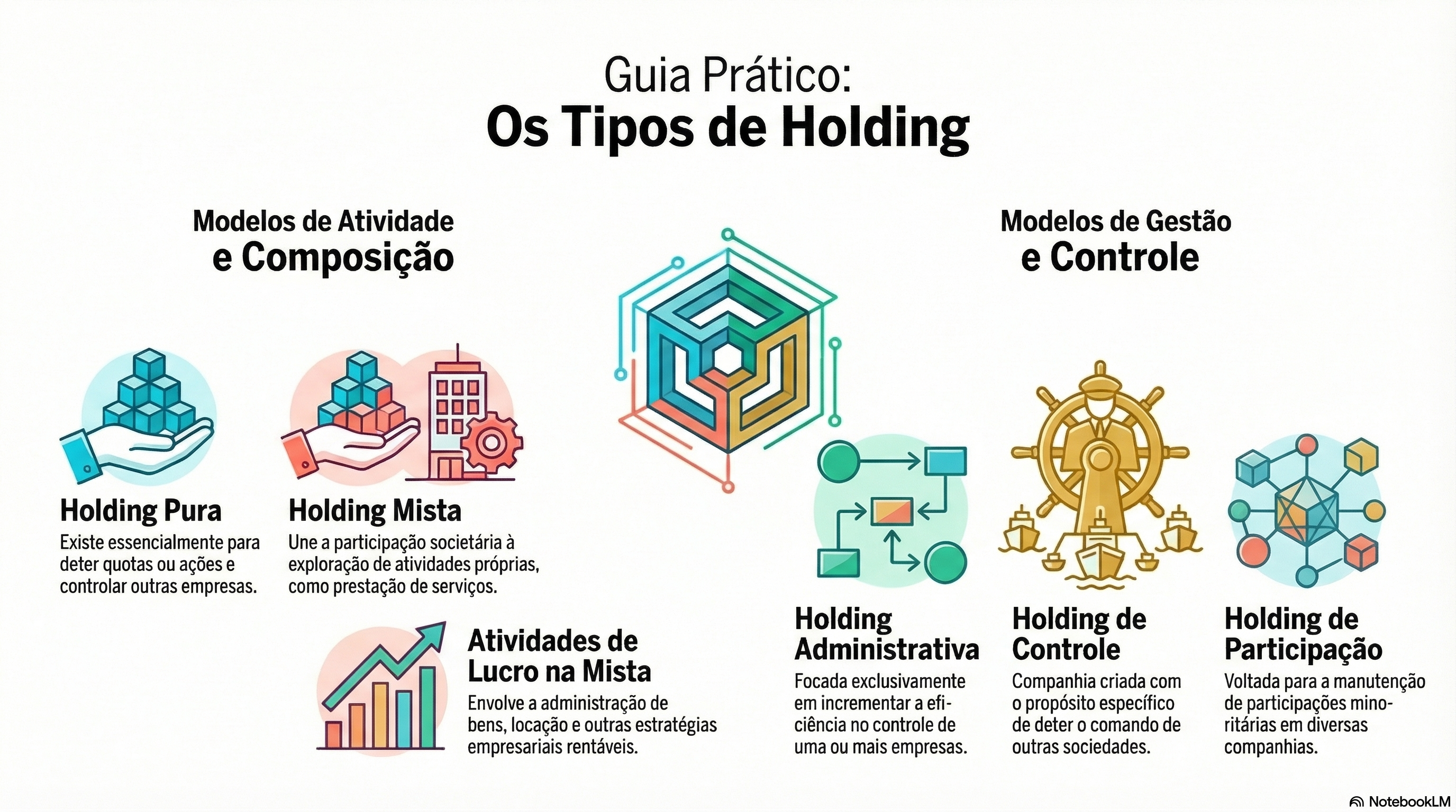 Entenda os tipos de Holding