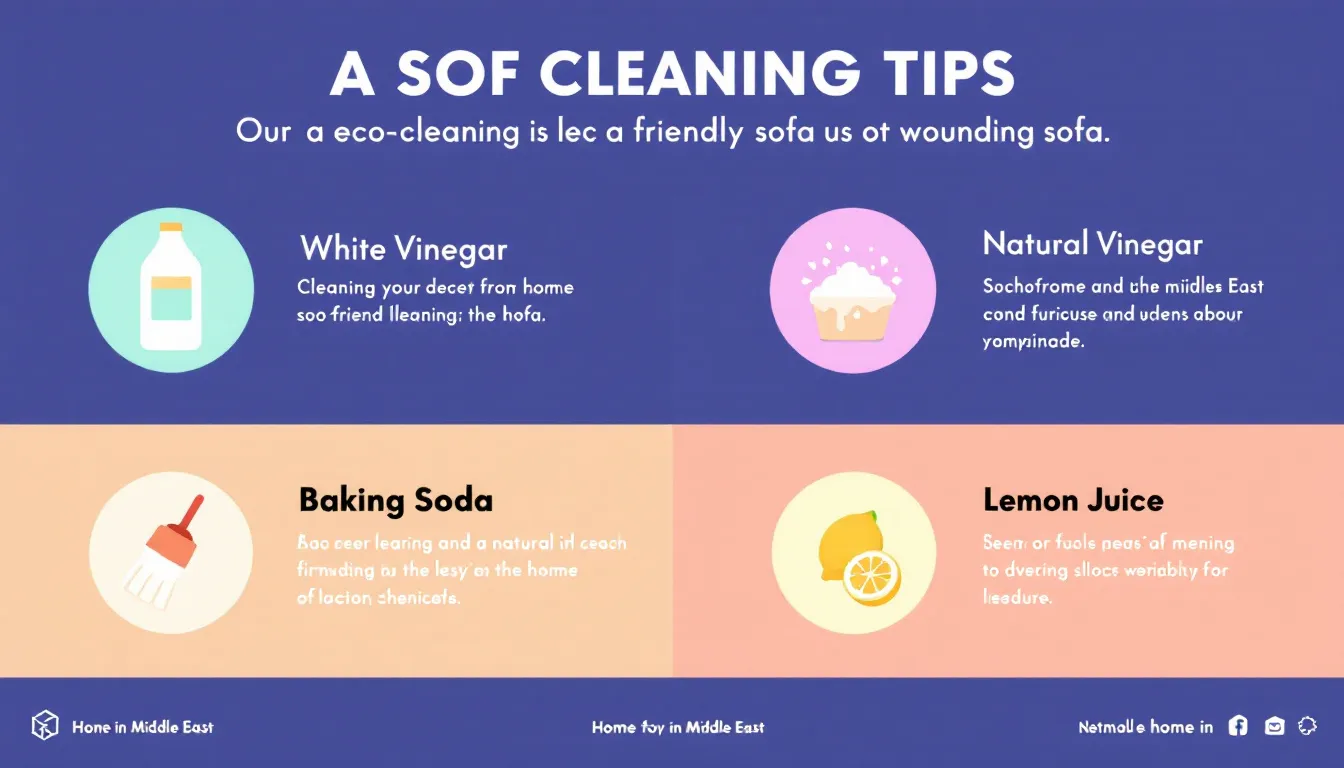 Eco-friendly cleaning solutions for sofas in Qatar.