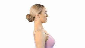 How to do a neck retraction exercise - YouTube