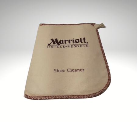 A Marriott hotel shoe cleaner