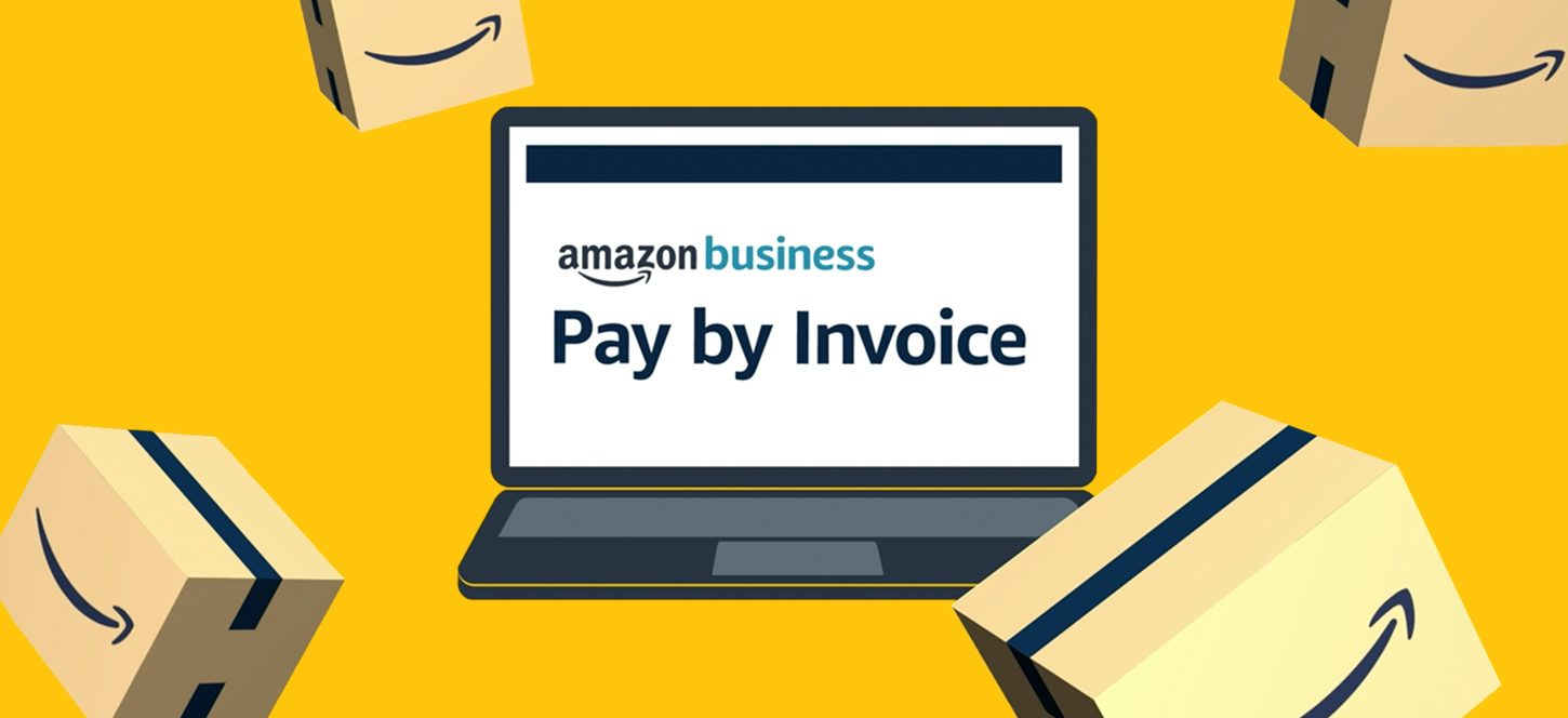 Amazon pay by invoice logo, net 30 logo