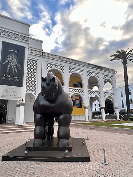 Mohammed VI Museum of Contemporary Art. One of the best place to visit in Morocco.