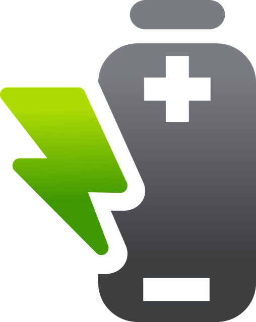 Green battery symbol.