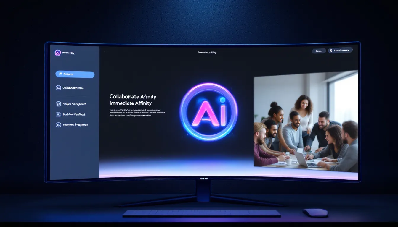 An overview of the Immediate Affinity platform showcasing its features.