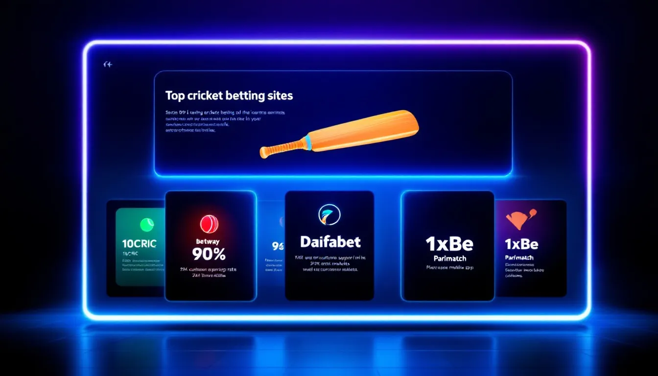 Overview of top cricket betting sites in India with instant withdrawal options.