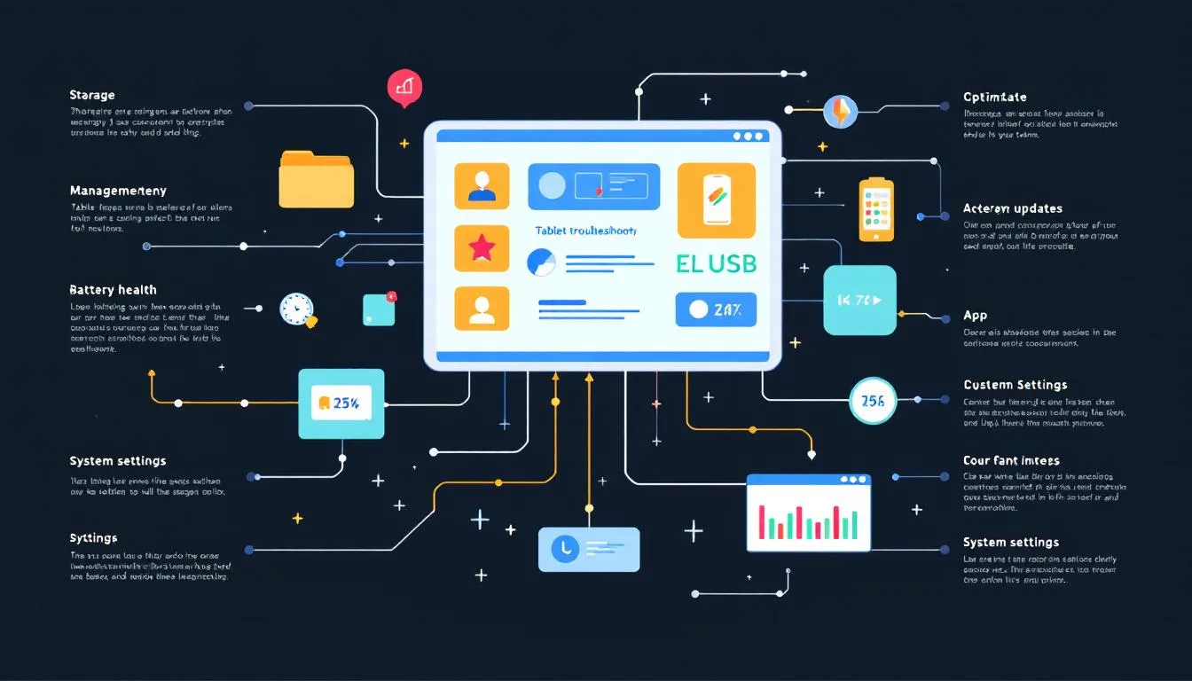 D&eacute;pannage et optimisation de la performance de la tablette.