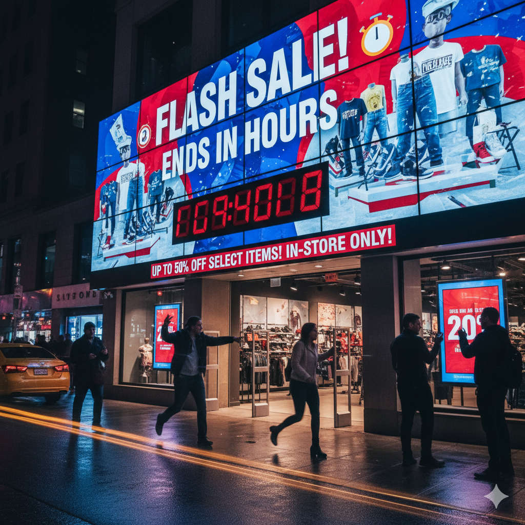 showcase real time promotions and limited deals