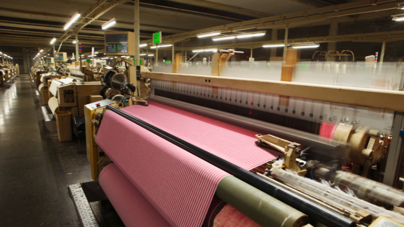 Textile fabric manufacturing industry