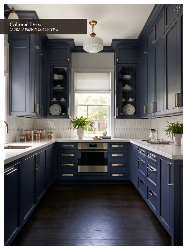 kitchen designed by Laura U Design Collective