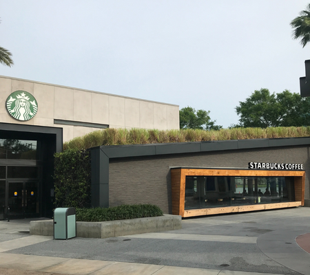 One of two Starbucks location at Disney Springs