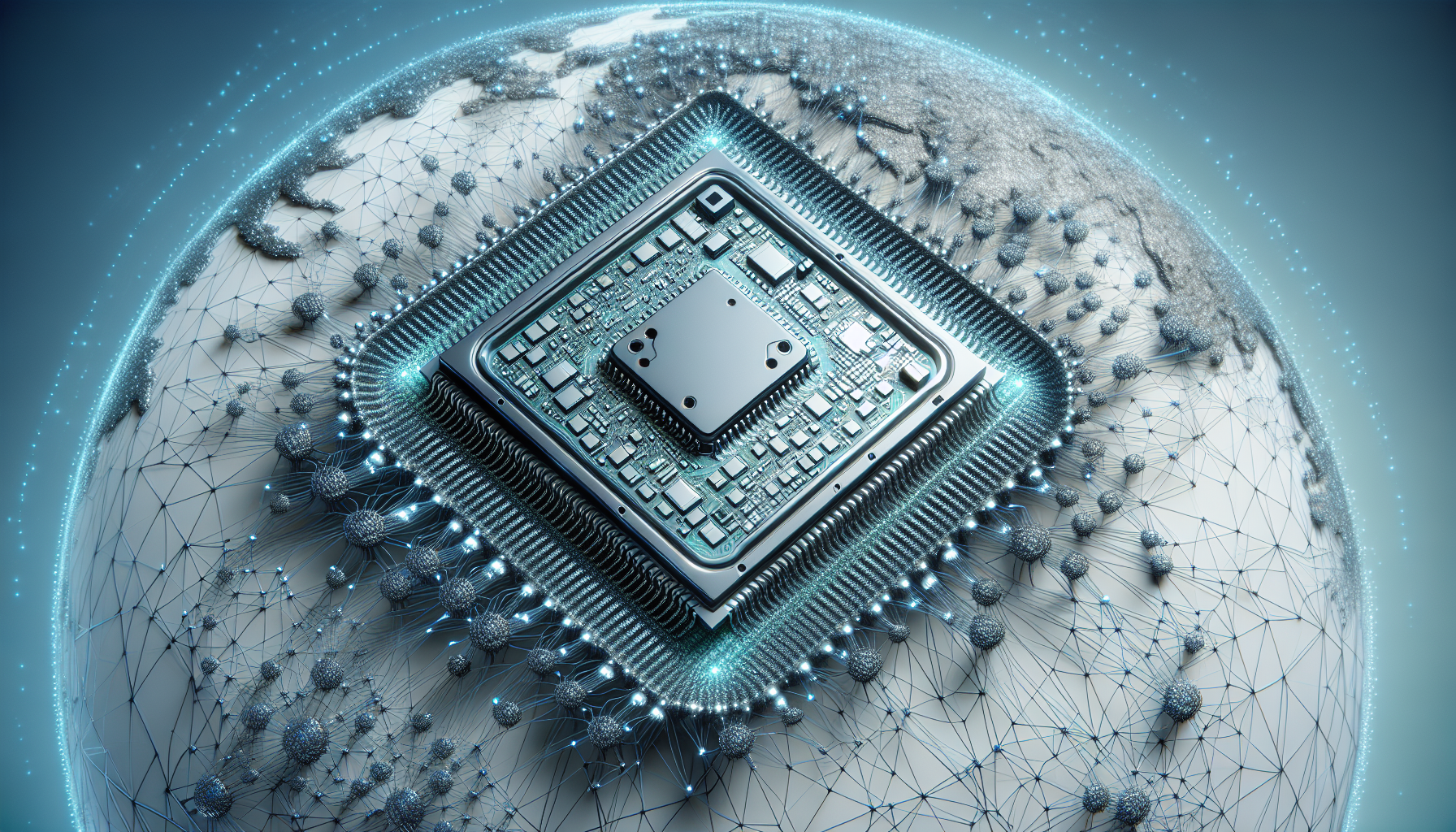 Illustration of semiconductor chips