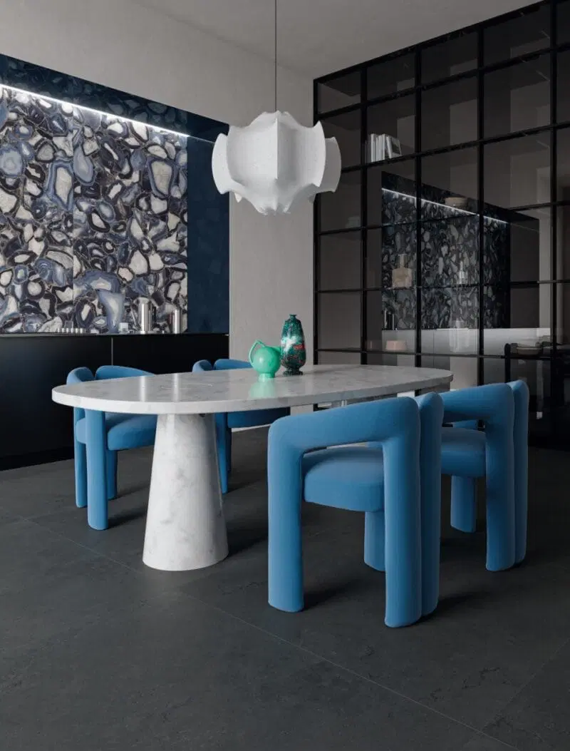 La Faenza Aesthetica Pattern Satin Matt large slab tile range at EMC Tiles